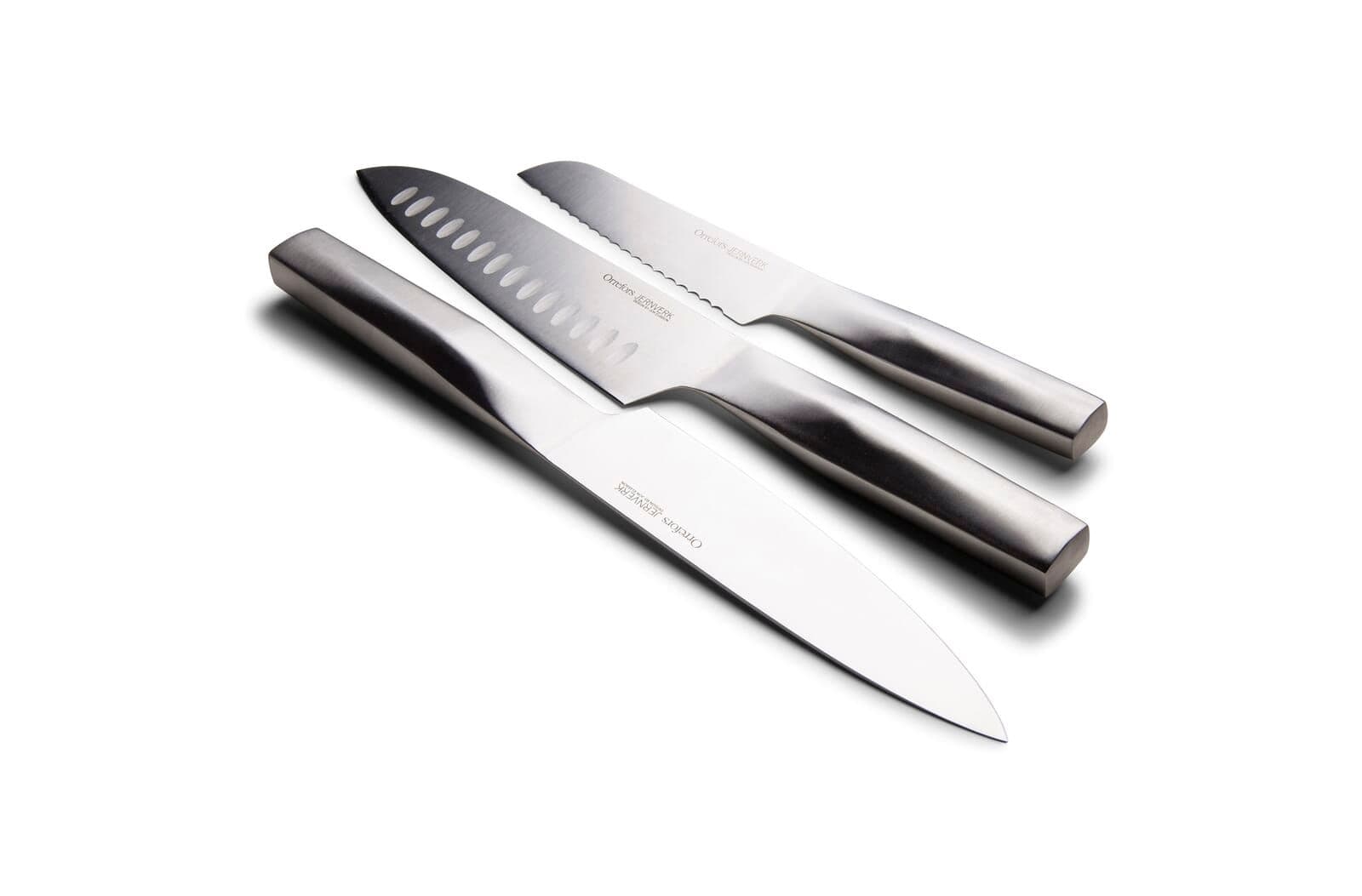 Orrefors Jernverk Knife Set Steel 3pack 1