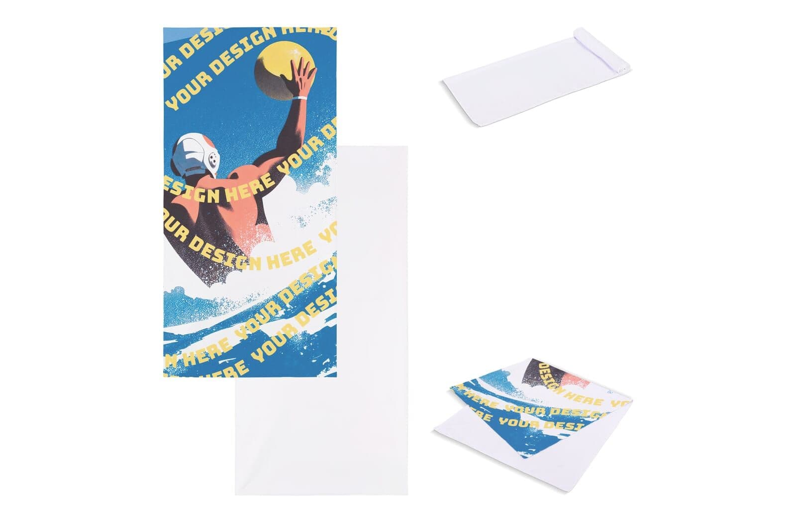 Sneldrogende handdoek 70 x 140 cm (200 g/m²)  sublimatie 1