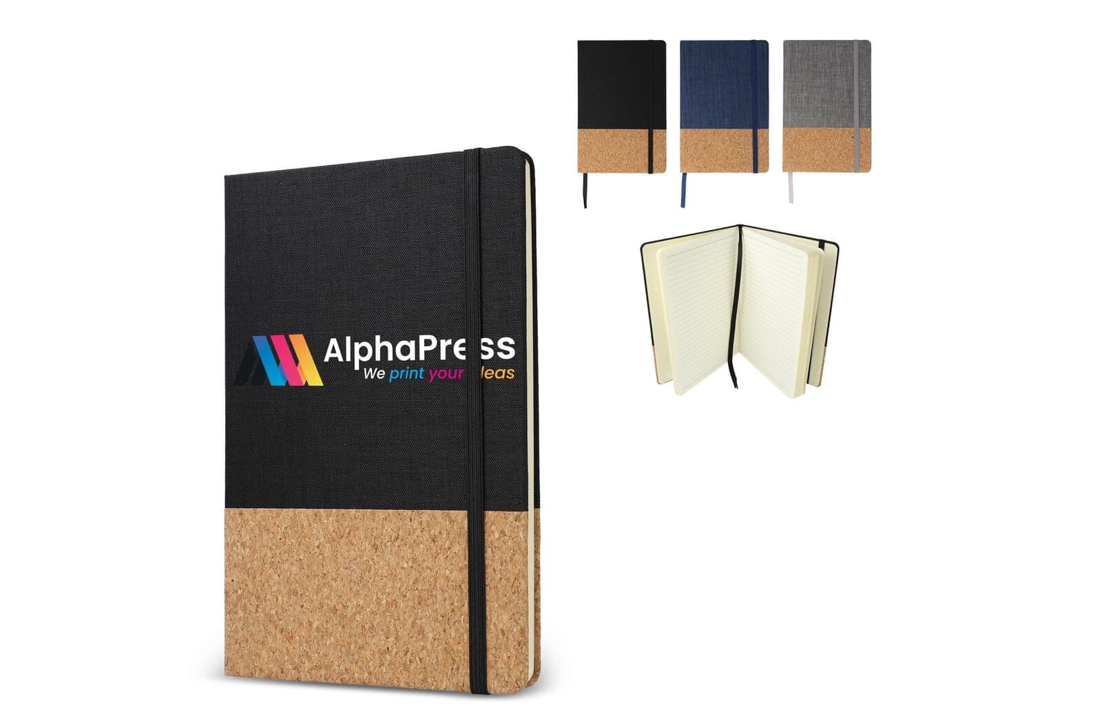 Notitieboek R-PET & kurk A5 1