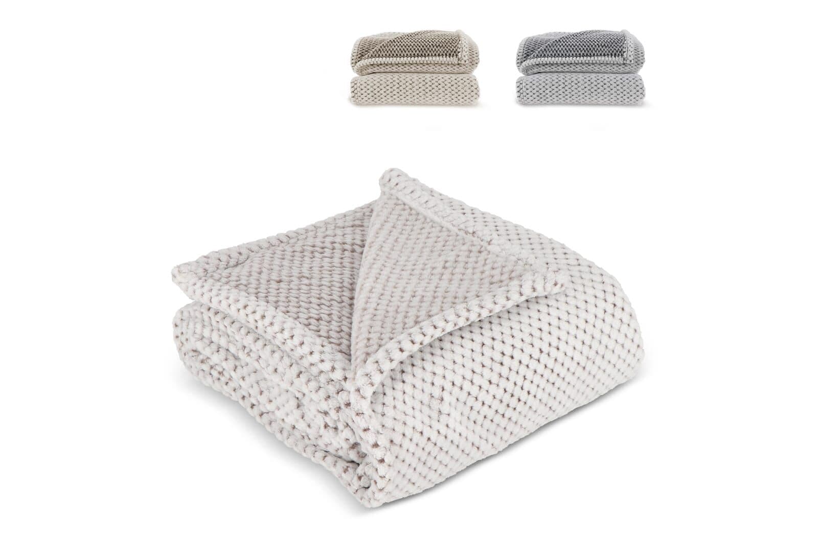 Sagaform Anni R-PET fleece deken 1