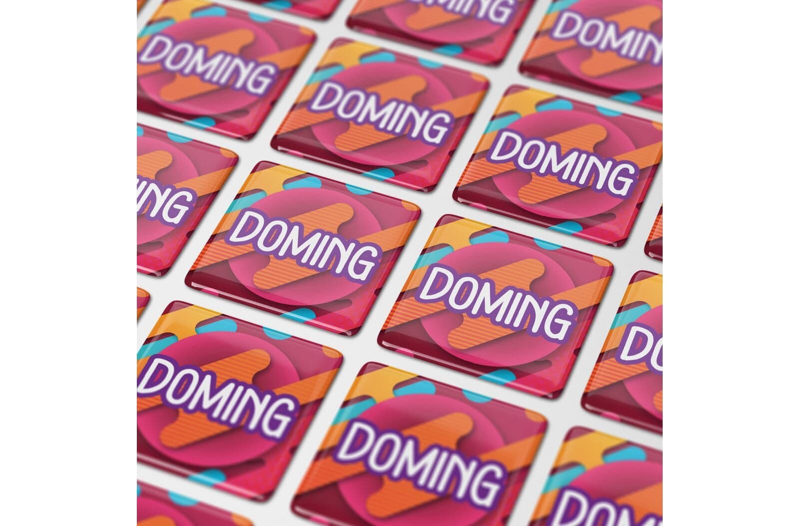 Doming Vierkant 30x30 mm 1