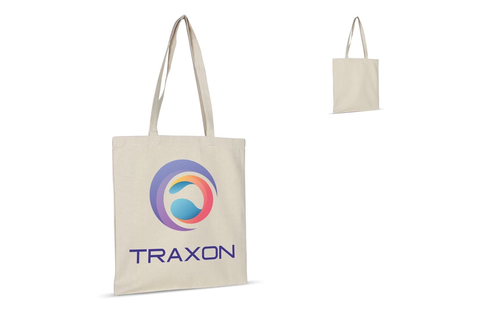 Schoudertas katoen ecru OEKO-TEX® lang 220g/m² 38x42 cm 1