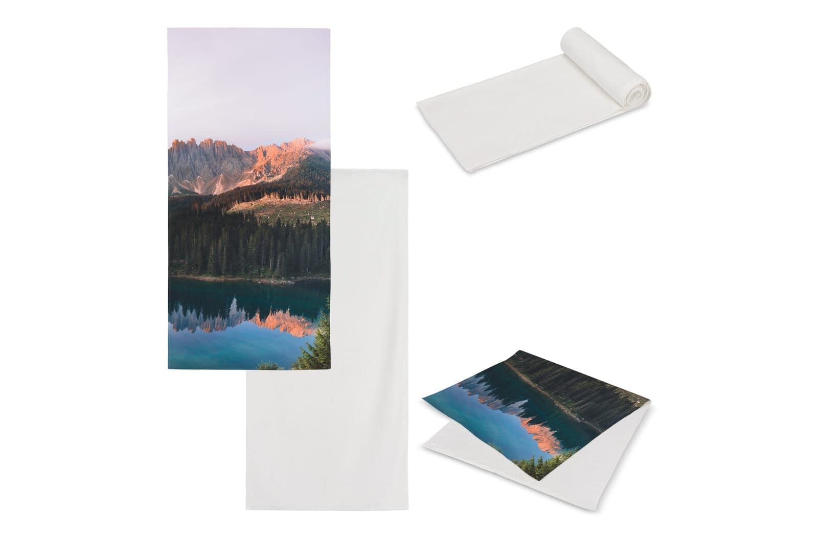 Dubbelzijdige handdoek sublimatie 50 x 100 cm 400 g/m² 1