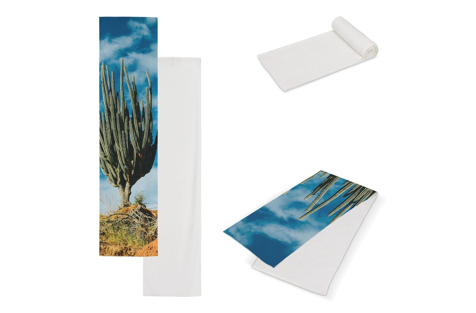 Dubbelzijdige handdoek sublimatie 30 x 130 cm 400 g/m² 1