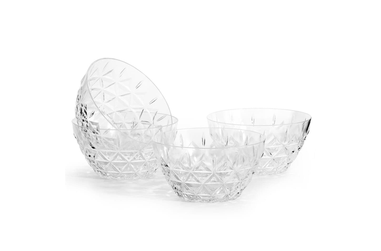 Sagaform Acryl picknickschaal set van 4 1