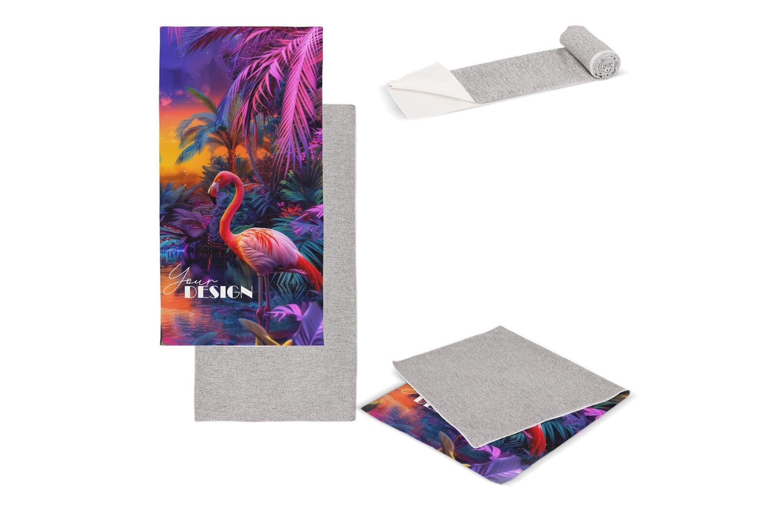 Sneldrogende handdoek R-PET 50 x 100 cm sublimatie 1