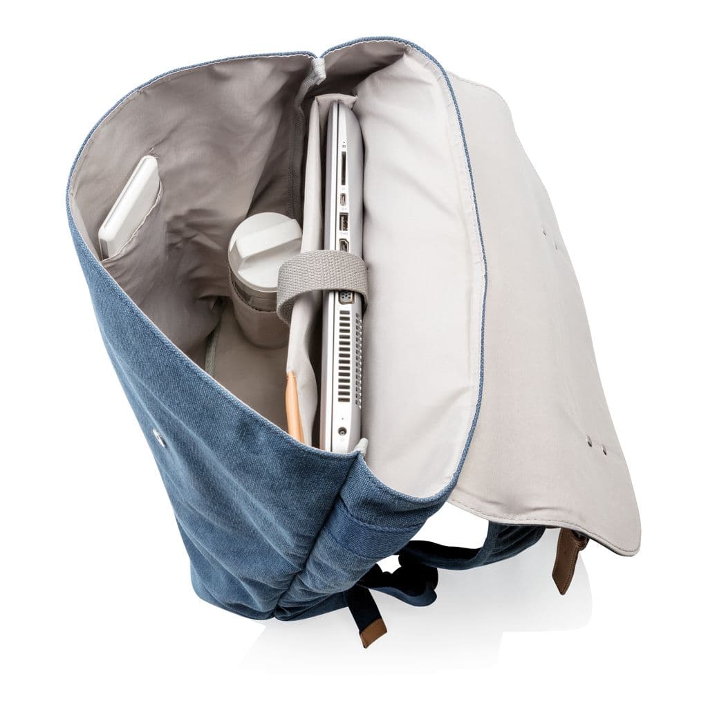 Canvas laptop rugzak PVC vrij thumbnail 5