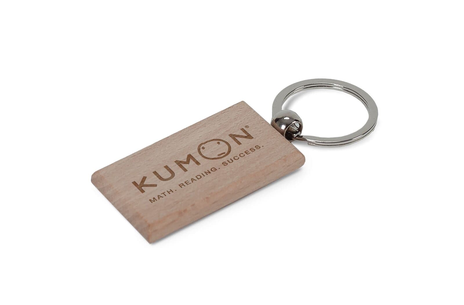 Sleutelhanger hout rechthoekig 1