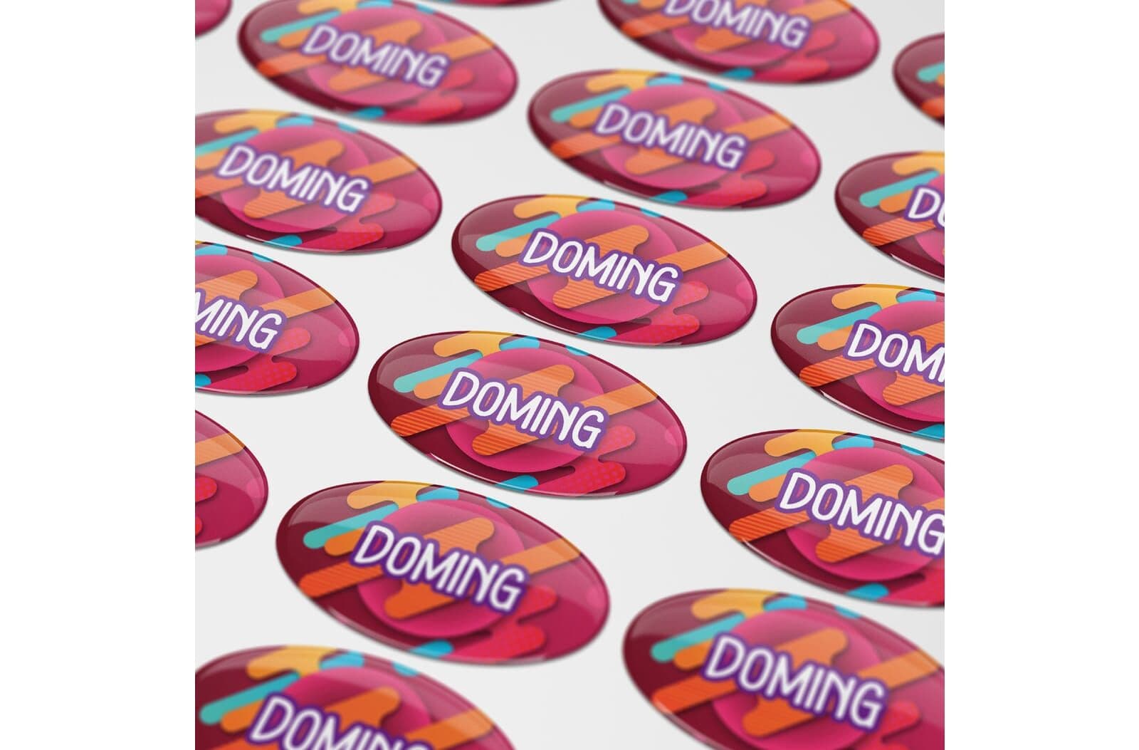 Doming Ovaal 50x25 mm 1