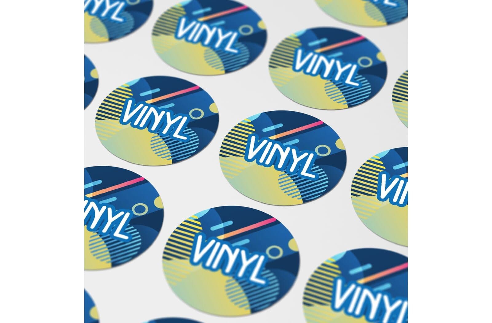 Vinyl Sticker Rond Ø 25 mm 1