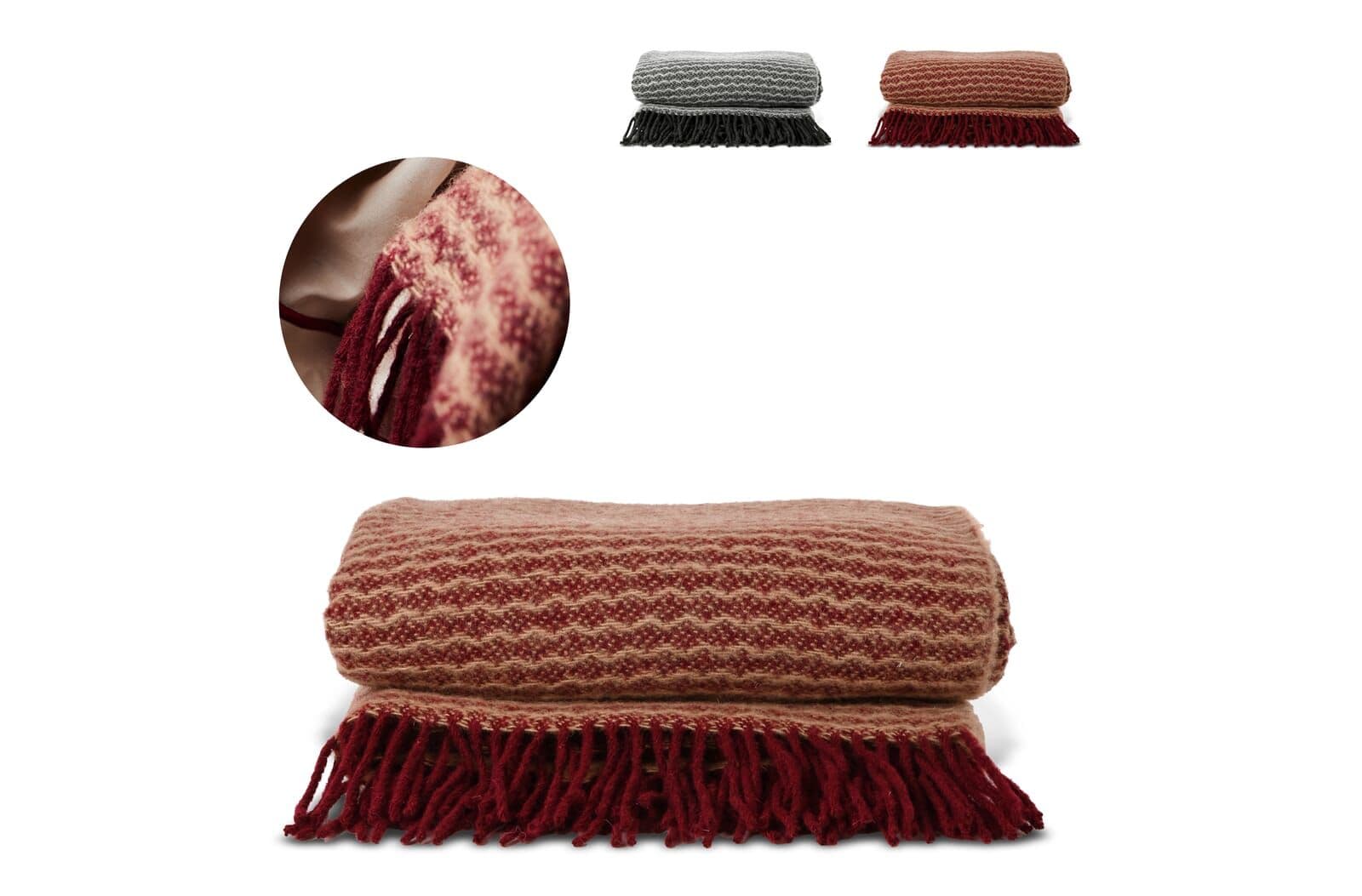 Sagaform Ulli 100% New Zeeland wool deken 1