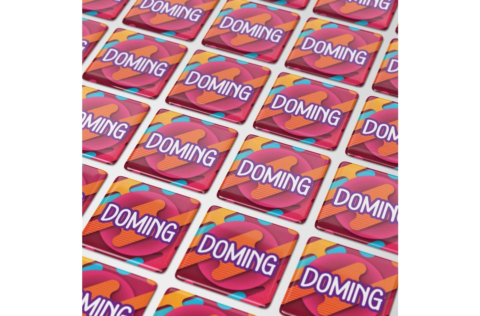 Doming Vierkant 10x10 mm 1