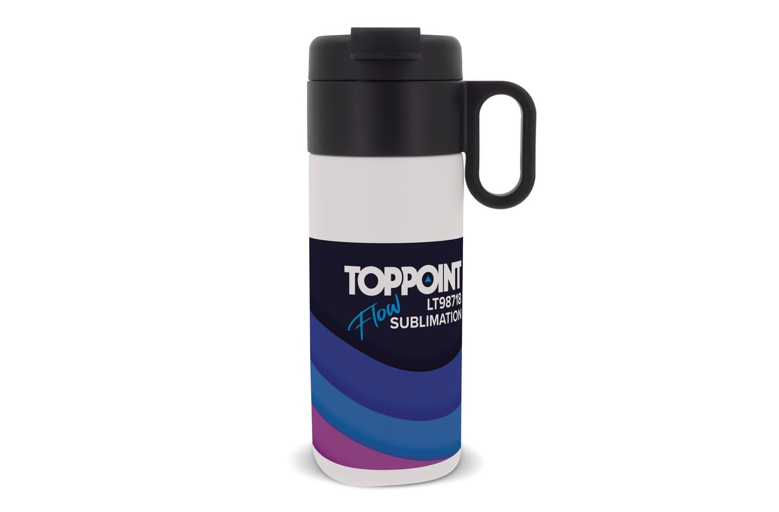 Thermofles Flow met handvat sublimatie 400ml 1