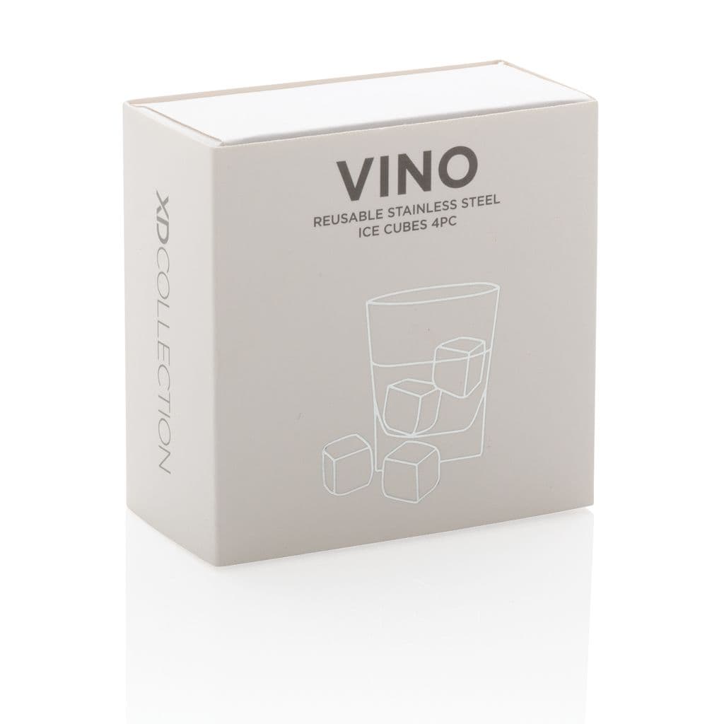 Herbruikbare RVS ijsblokjes 4st thumbnail 6