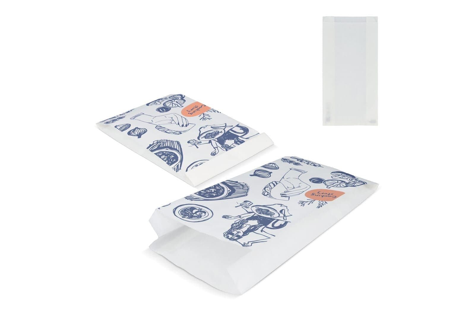 Papieren zak 50g/m² 15 x 7 x 36cm 1