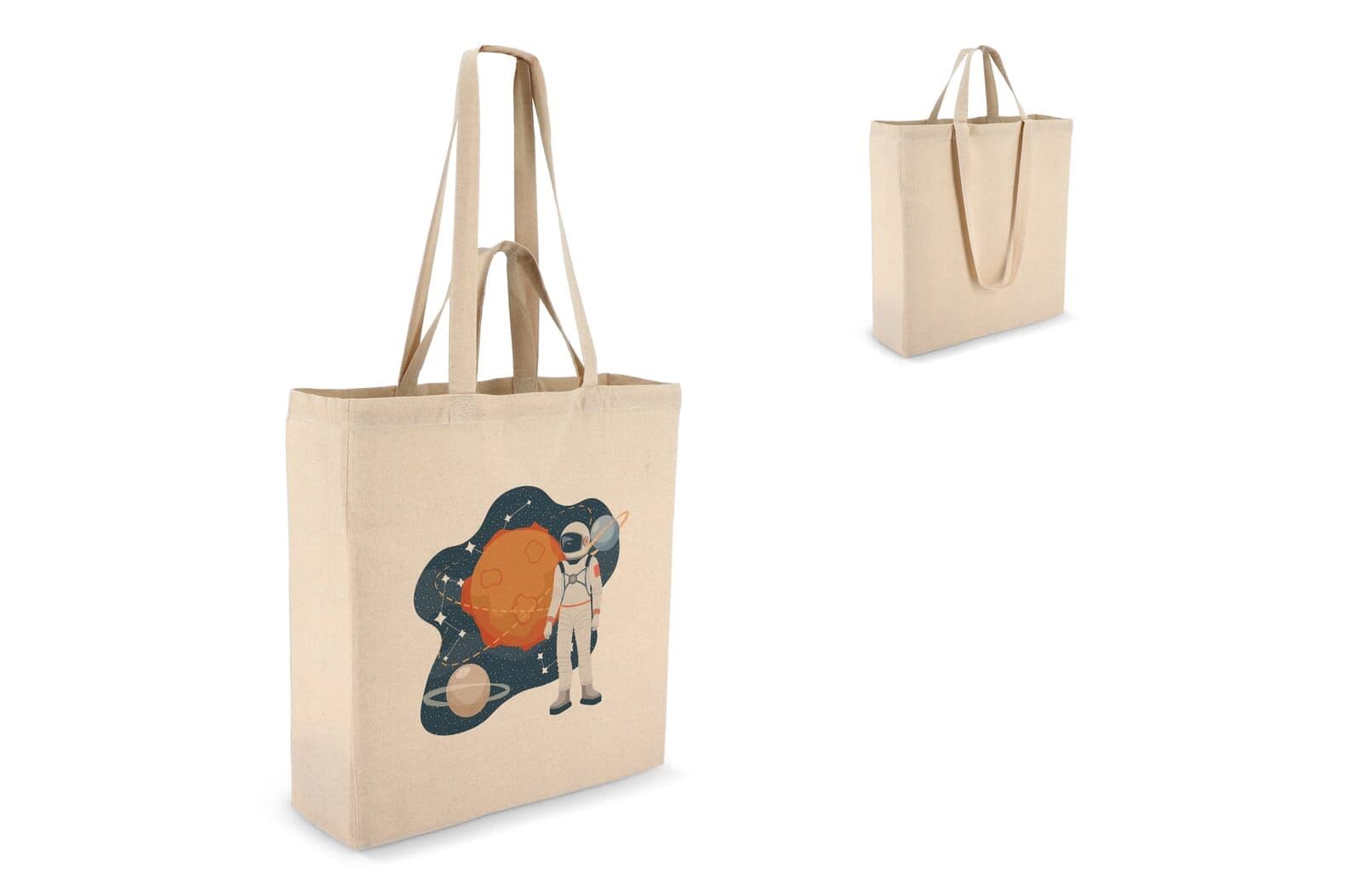Katoen Tote OEKO-TEX® 38 x 10 x 42cm 140g/m² 1