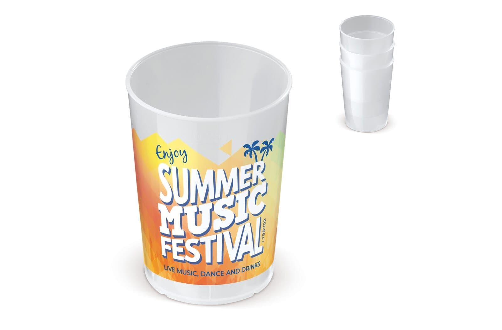 Ecologische cup PP 250ml 1