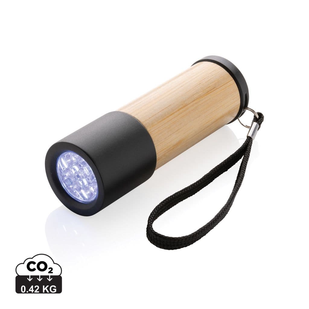 Bamboe- en RCS-gerecycled plastic zaklamp 1