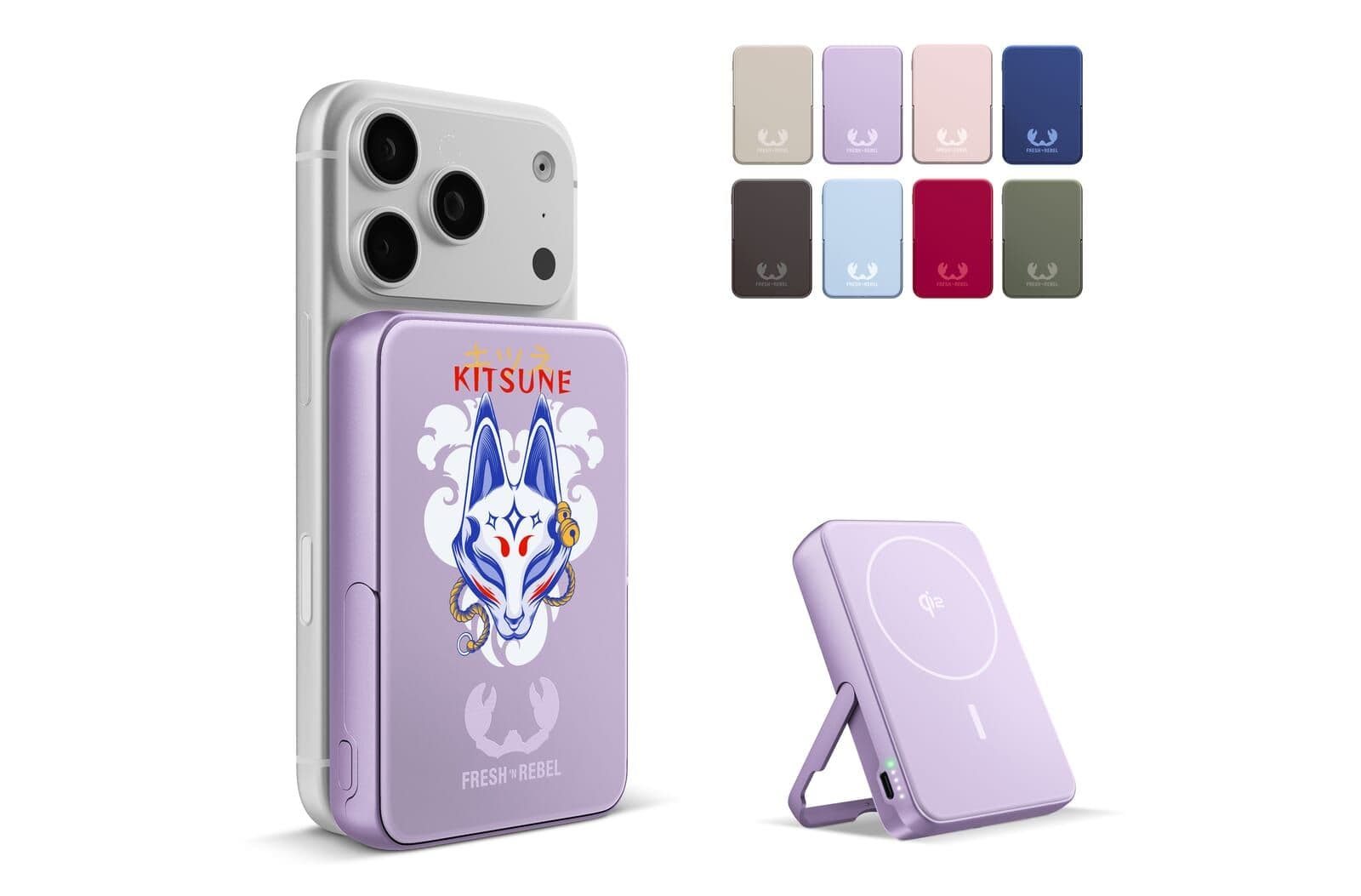 Fresh 'n Rebel Draadloze Powerbank 10000mAh Geschikt voor MagSafe 1