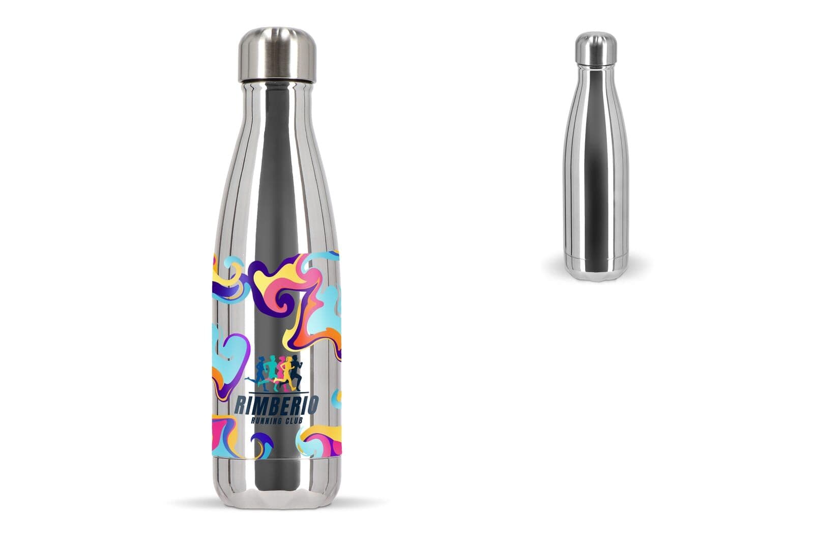 Sagaform Nils stalen fles Chroom 500 ml 1