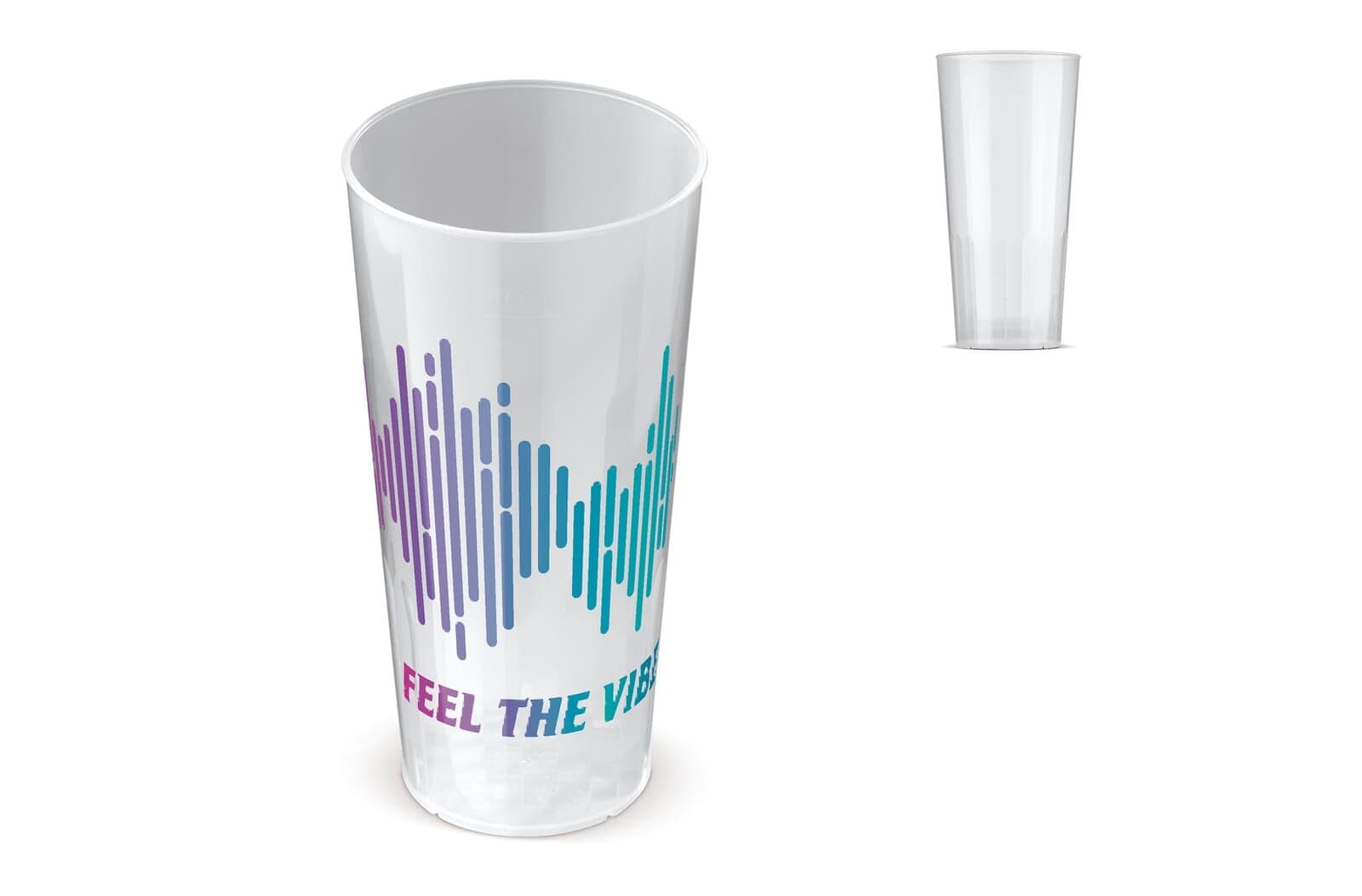 Ecologische cup design PP 500ml 1