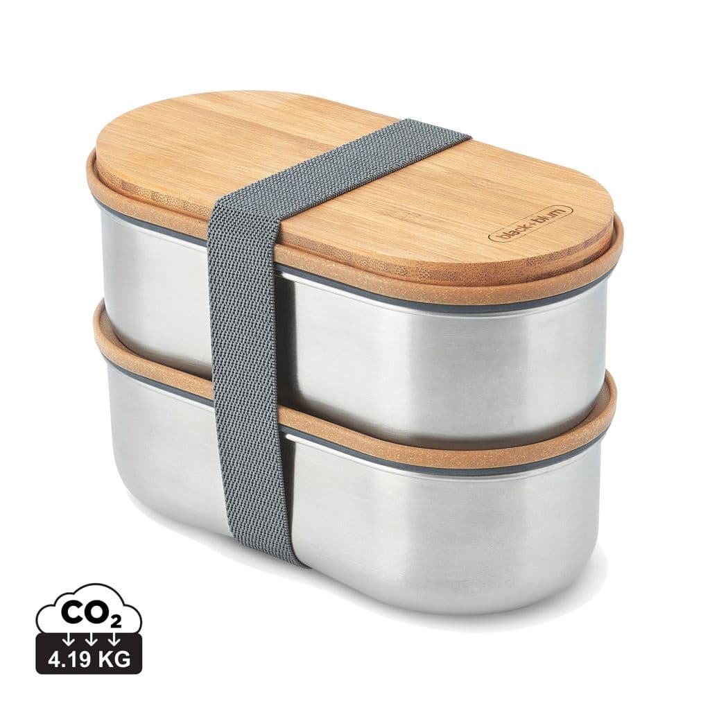Black+Blum Stainless Steel Dubbele Bento Box 1