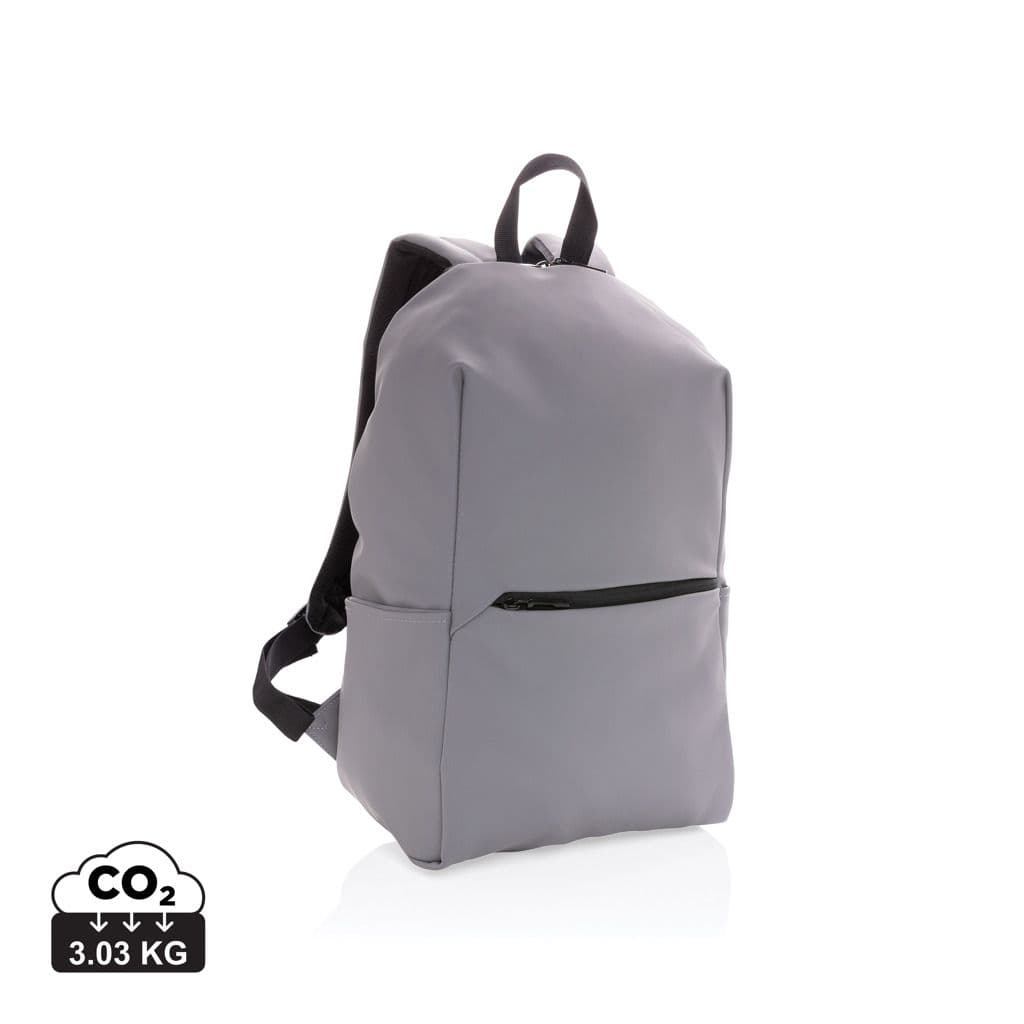 Smooth PU 15.6" laptop rugzak PVC-vrij 1
