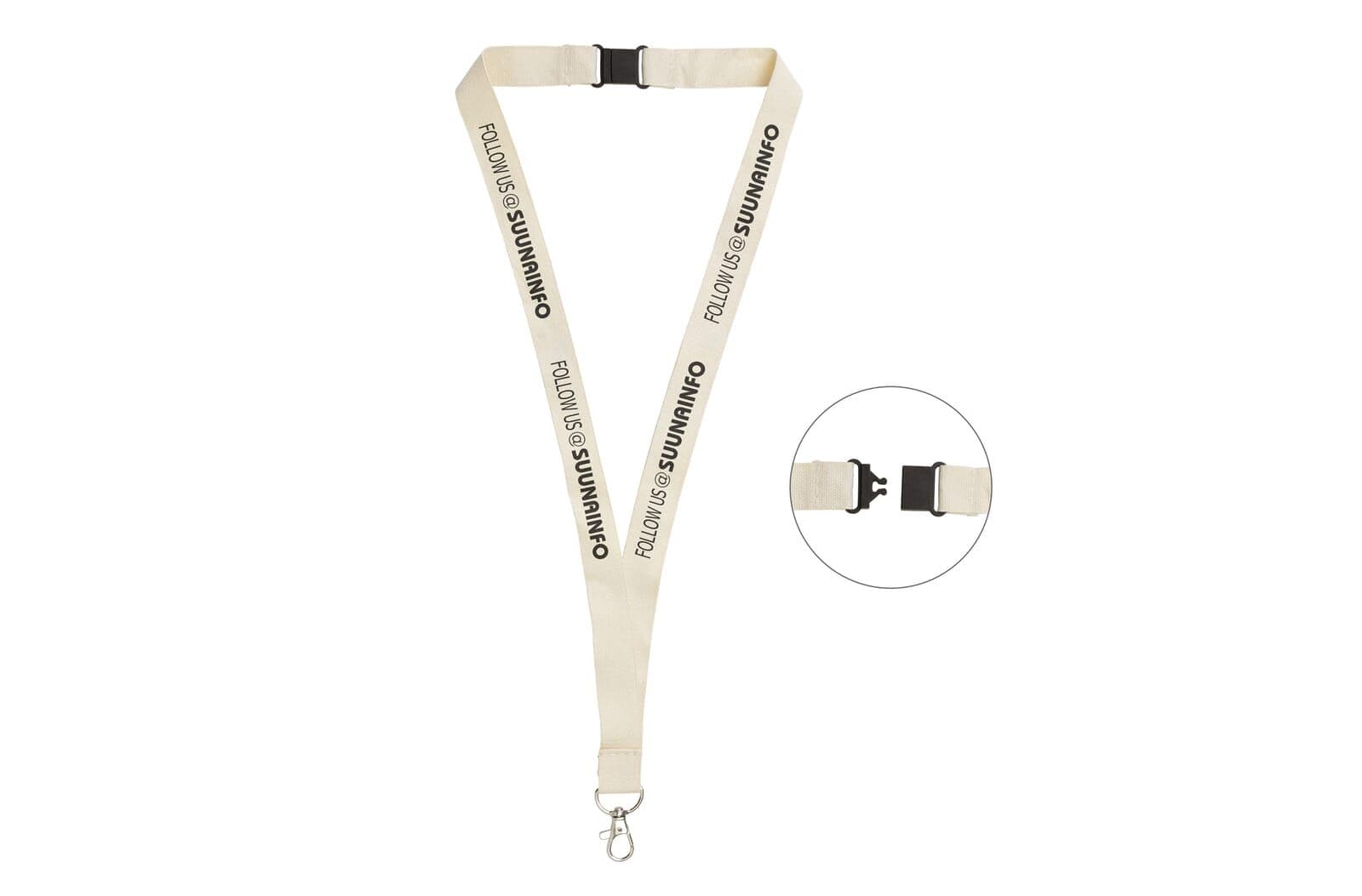 Lanyard organisch katoen 1