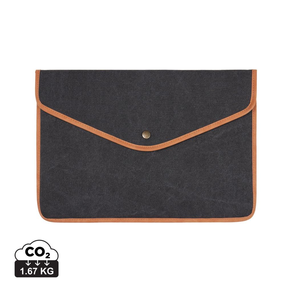 VINGA Bosler GRS recycled canvas 14" laptop sleeve 1