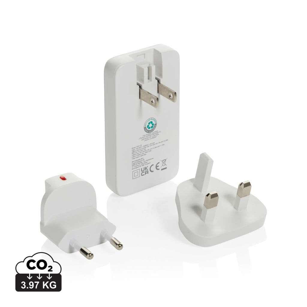 Fluxo RCS 65W platte GaN-lader met universele connectors 1