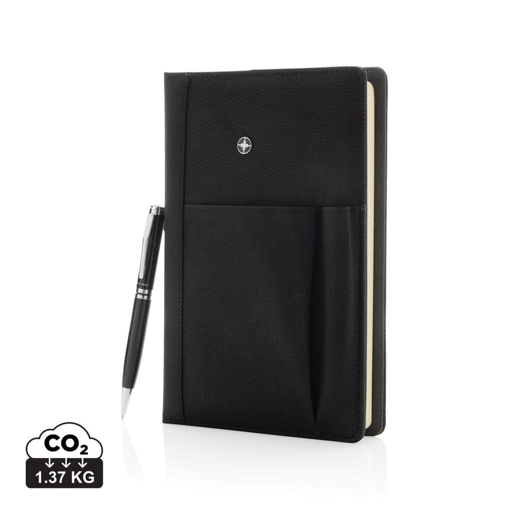 Hervulbaar notitieboek en pen set 1