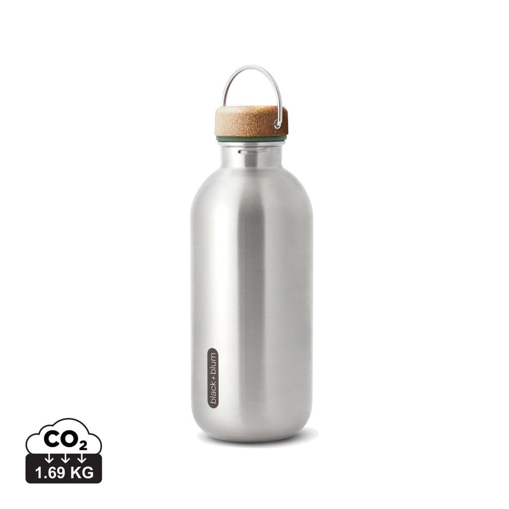 Black+Blum Stalen Water Fles 600ml 1
