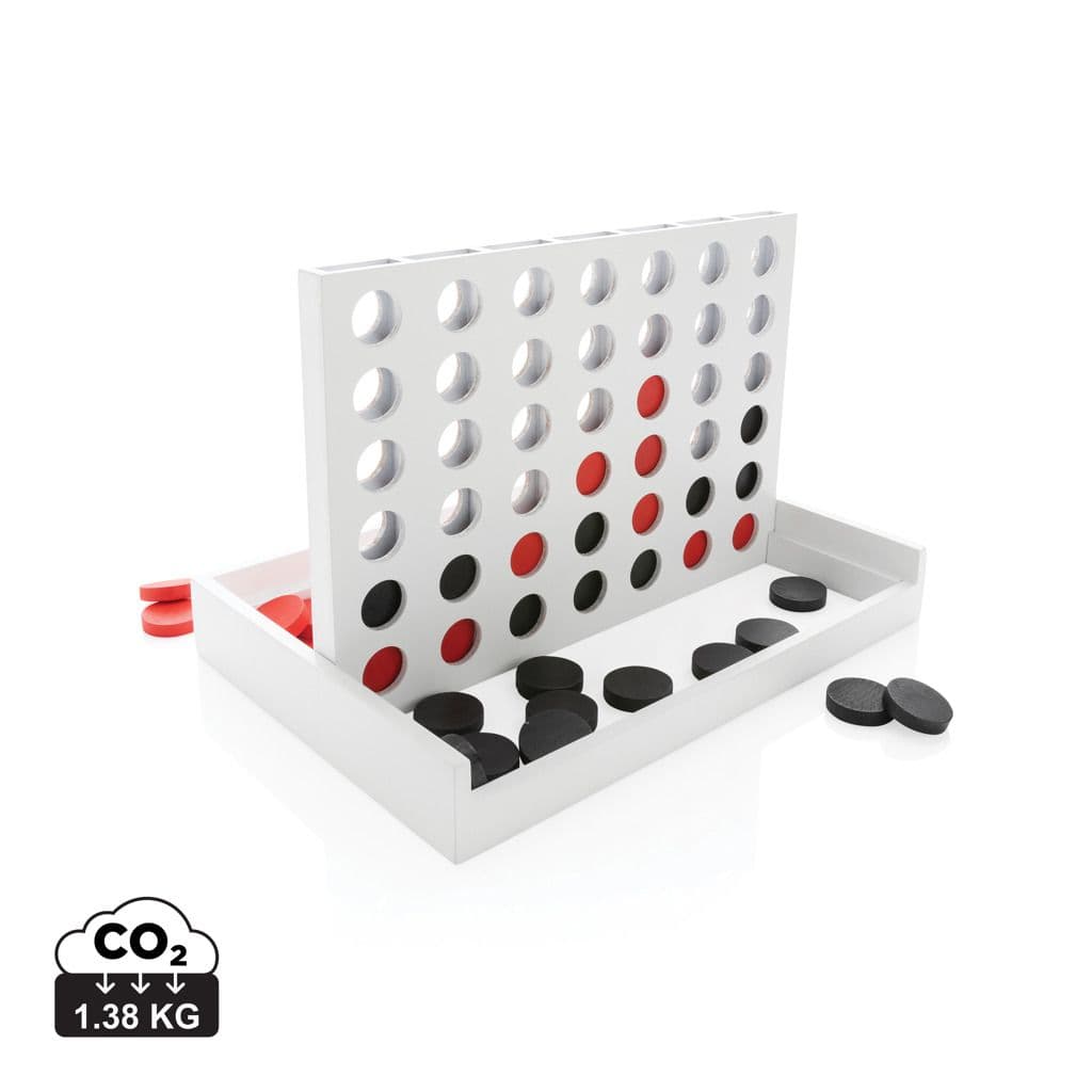 Connect houten vier-op-een-rij spel 1