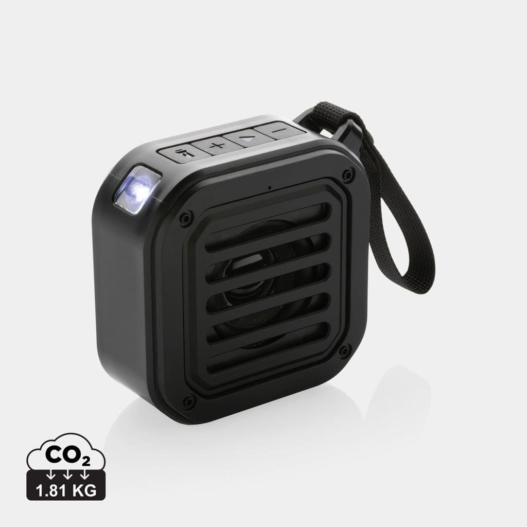 3W RCS gerecycled plastic draadloze Sunwave solar speaker 1