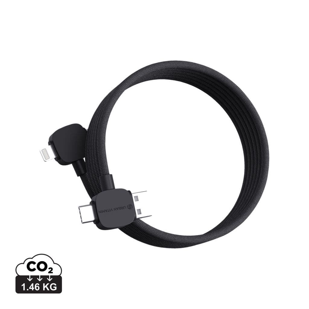Urban Vitamin Stockton 65W gerecycled TPE/PET magn. kabel 1