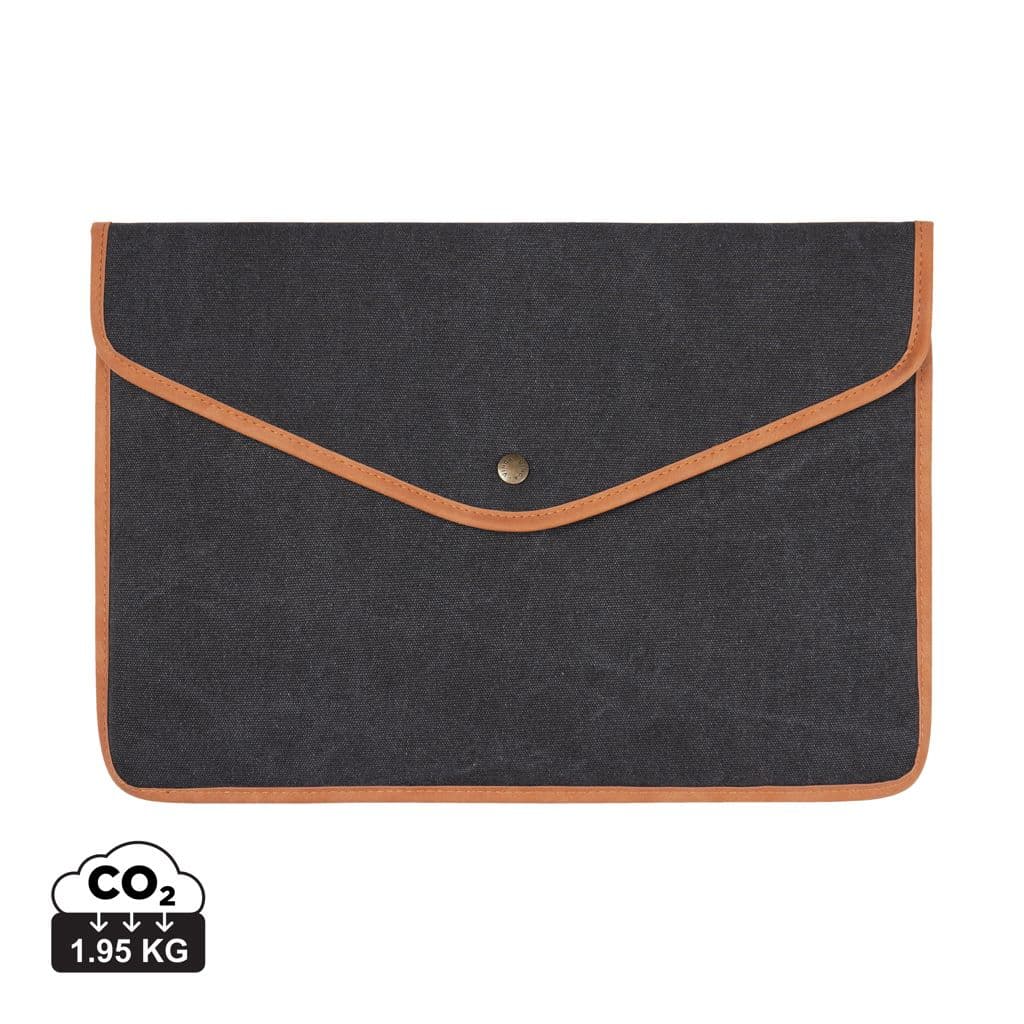 VINGA Bosler GRS recycled canvas 16" laptop sleeve 1