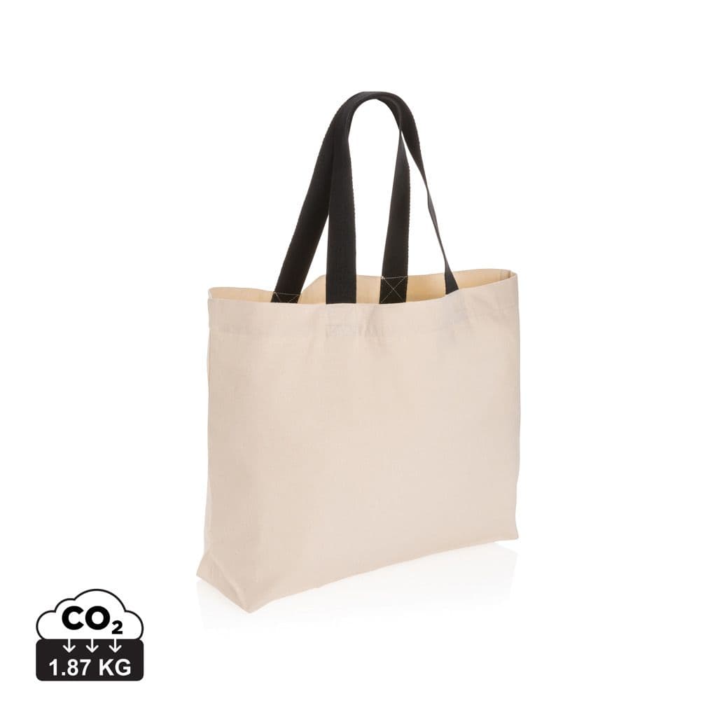 Impact Aware™ recycled canvas XL draagtas 240gsm ongeverfd 1