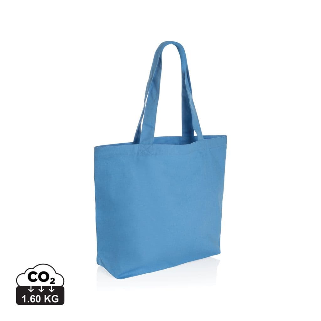 Impact Aware™ recycled canvas shopper met vakje 240gsm 1