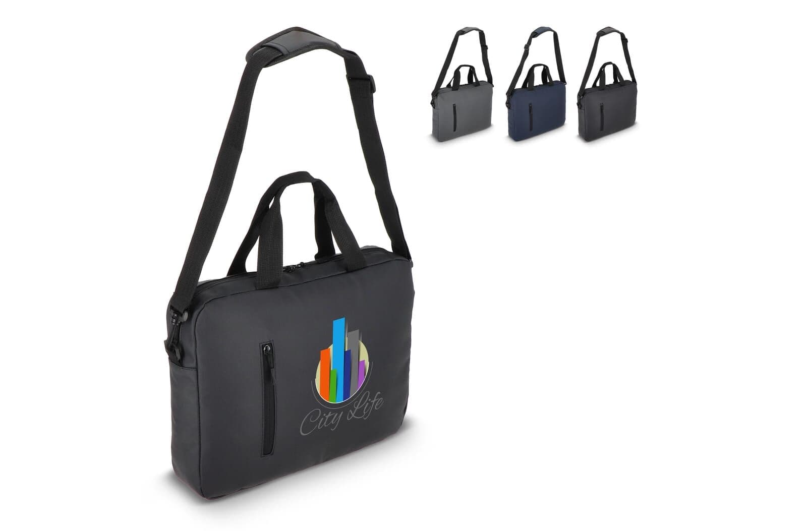 PU SoMa laptop messenger tas 28 x 38 x 5 cm 1