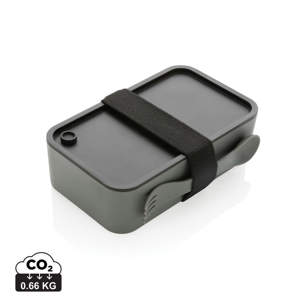 PP lunchbox met spork 1