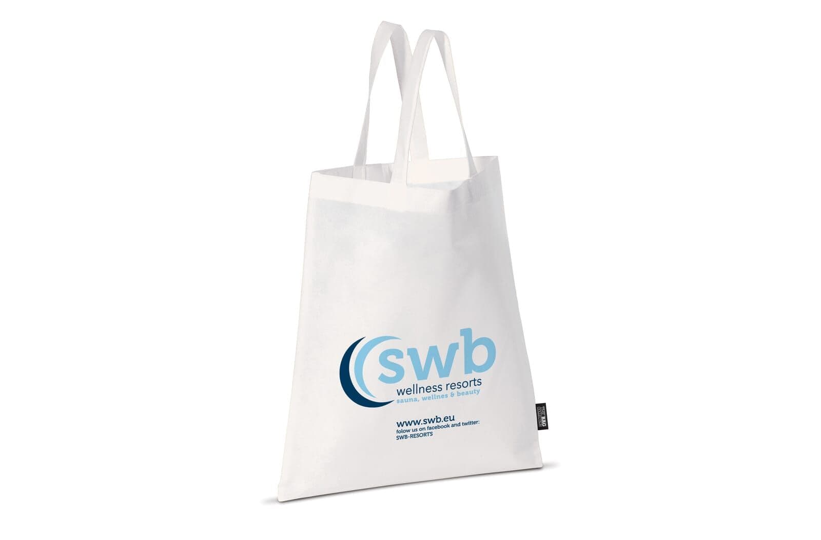 Draagtas non-woven wit 75g/m² 1