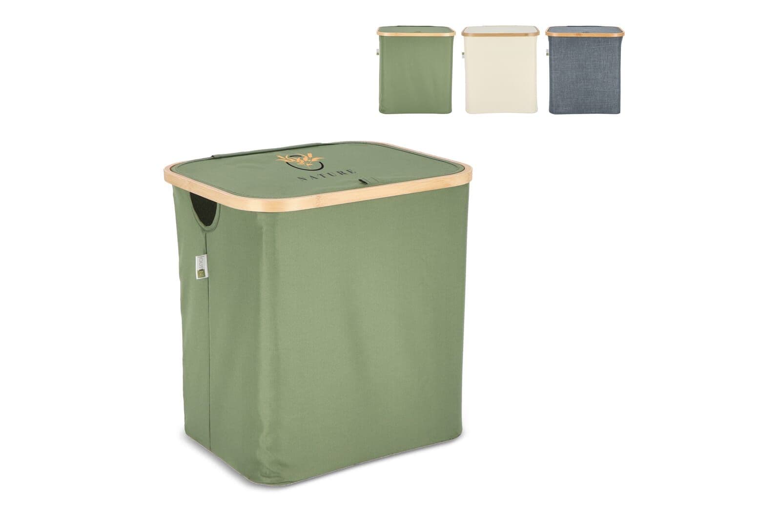 InSideOut opvouwbare mand met deksel Sogne 40,5 x 33 x 42cm rPET 1