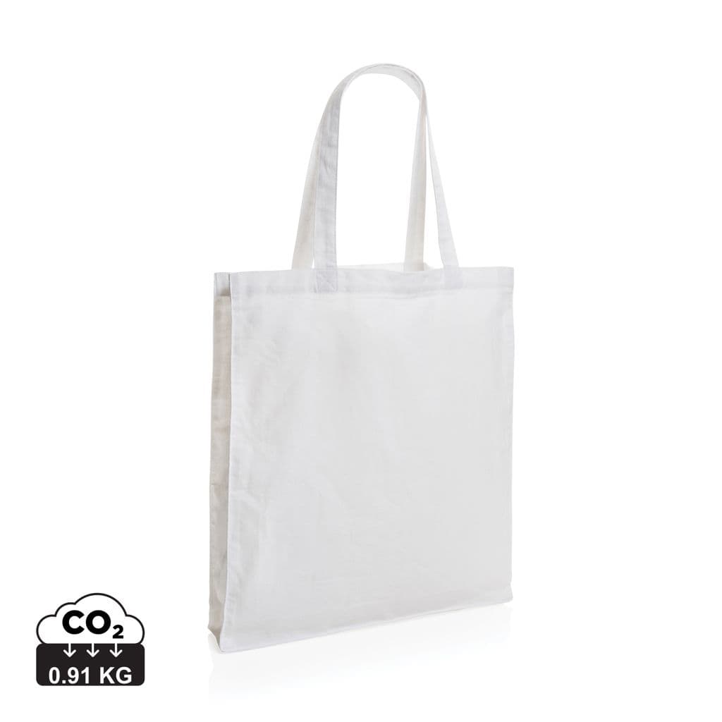 Impact AWARE™ gerecycled katoenen draagtas met bodem 145gsm 1