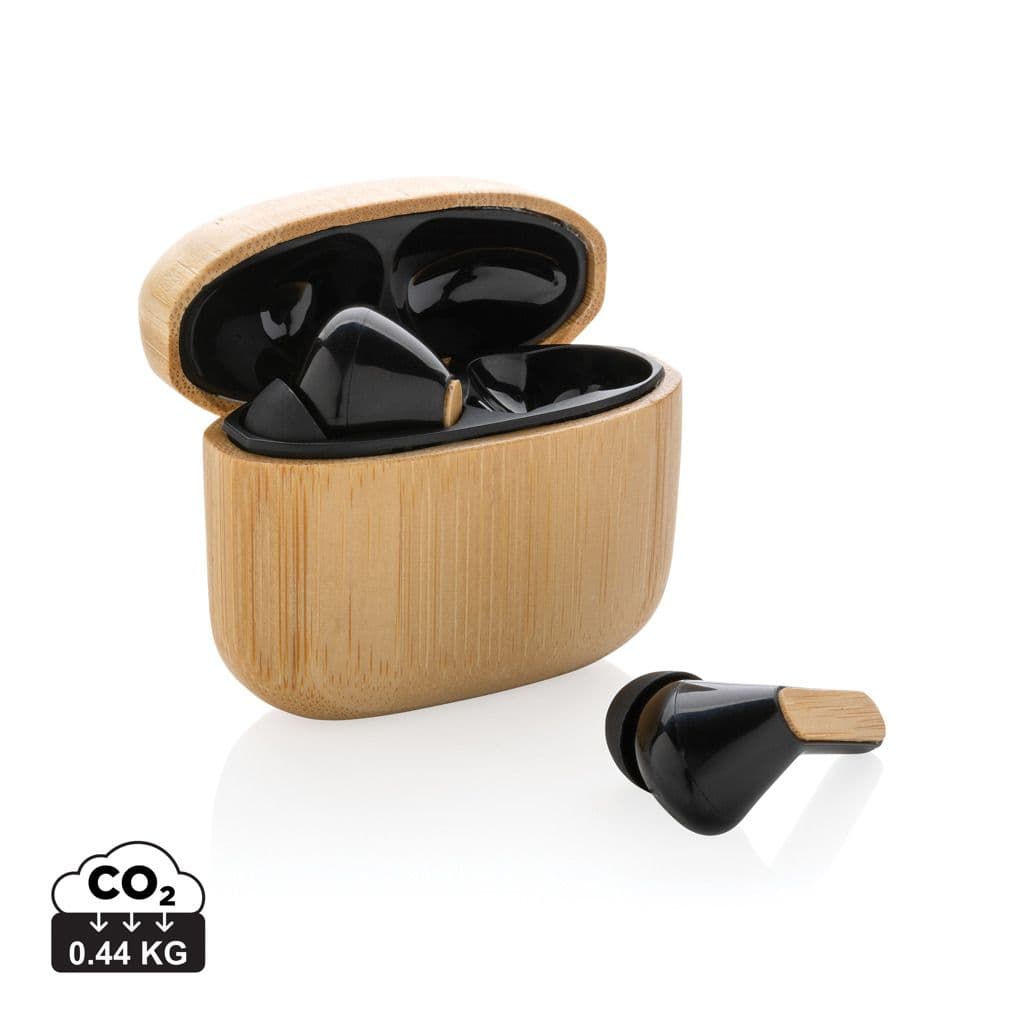 RCS gerecycled plastic & bamboe TWS-oordoppen 1
