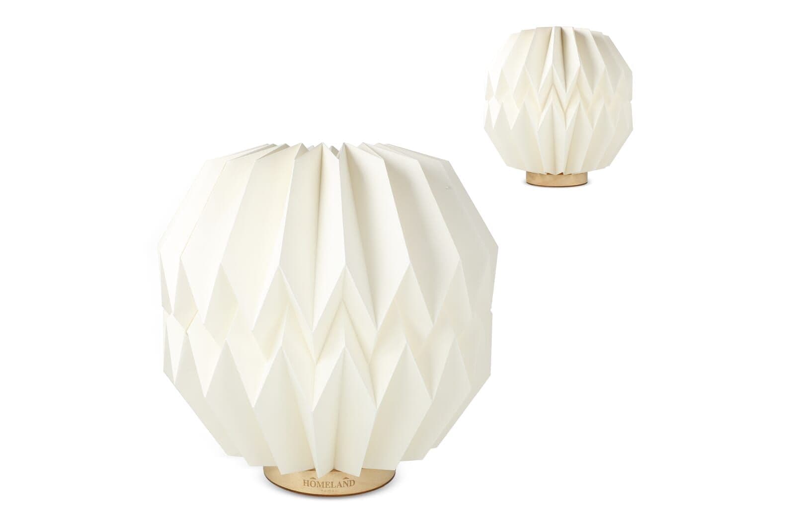 Coollux opvouwbare Origami-geïnspireerde papieren LED-lamp Luna 25cm 1