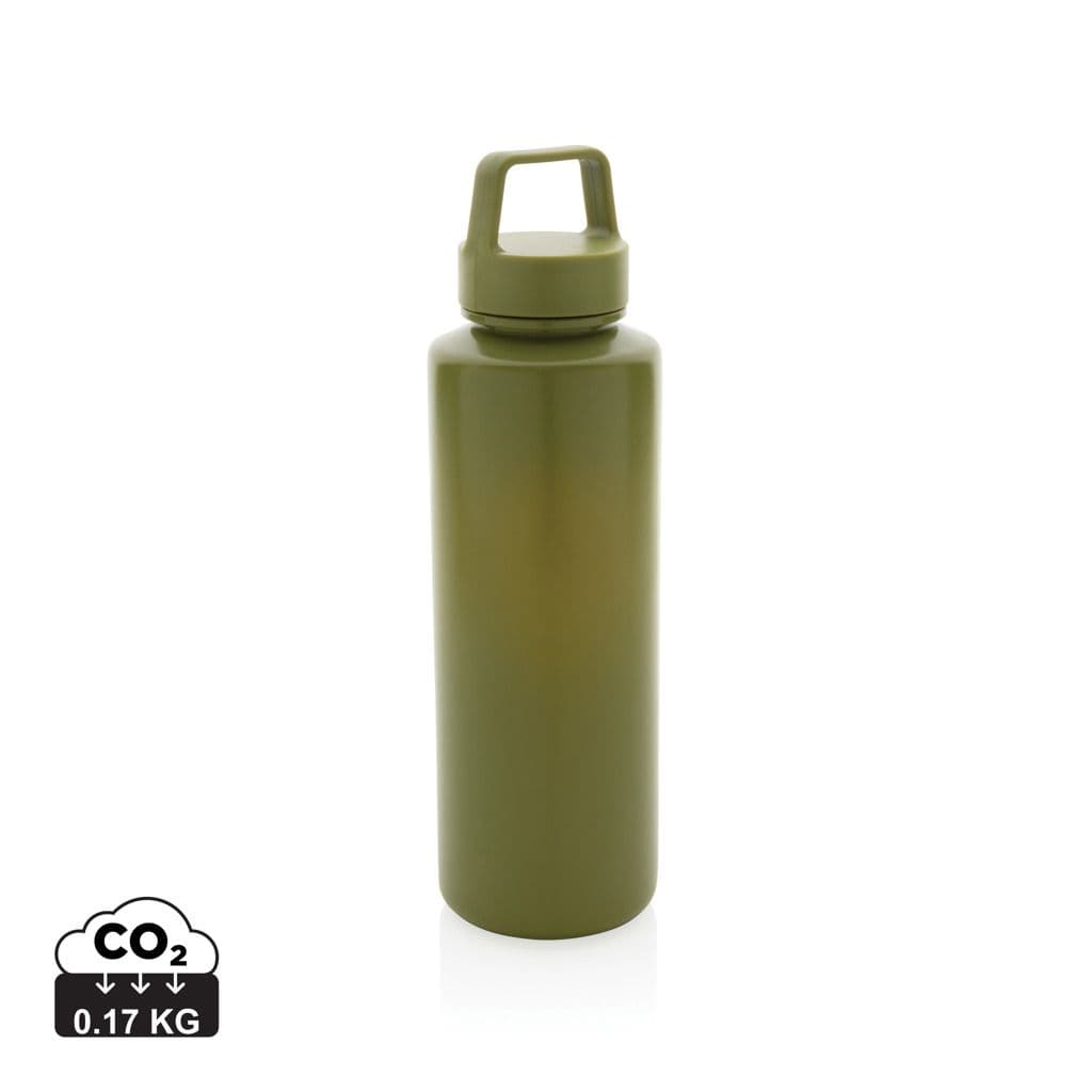 RCS gecertificeerd recycled PP waterfles met handvat 1