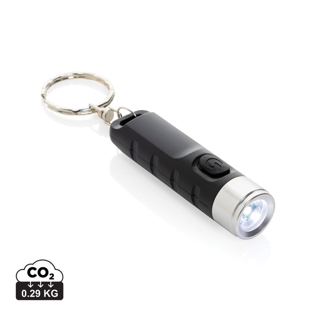 Globix RCS gerecycled plastic USB oplaadbare zaklamp 1