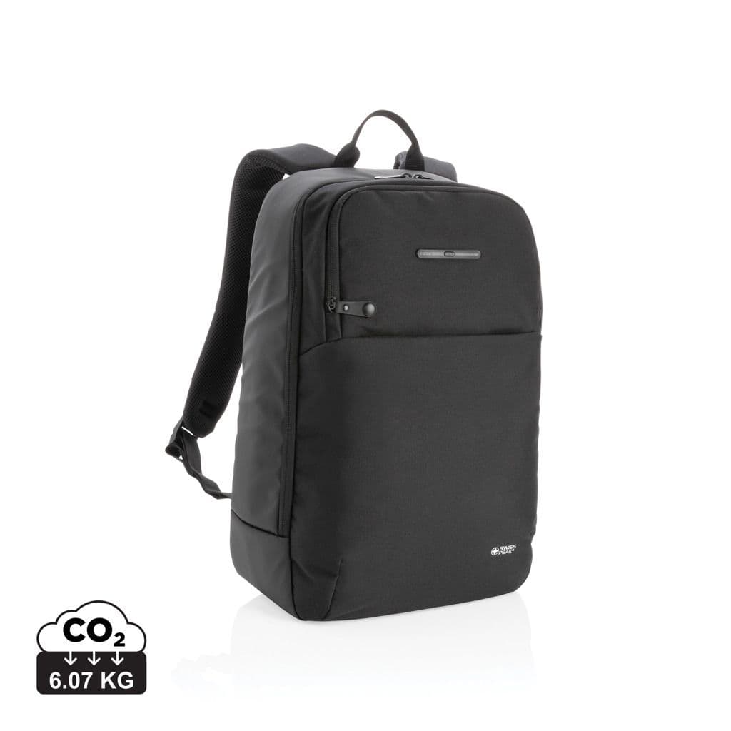 Swiss Peak laptop rugzak met UV-C sterilisatie vak 1