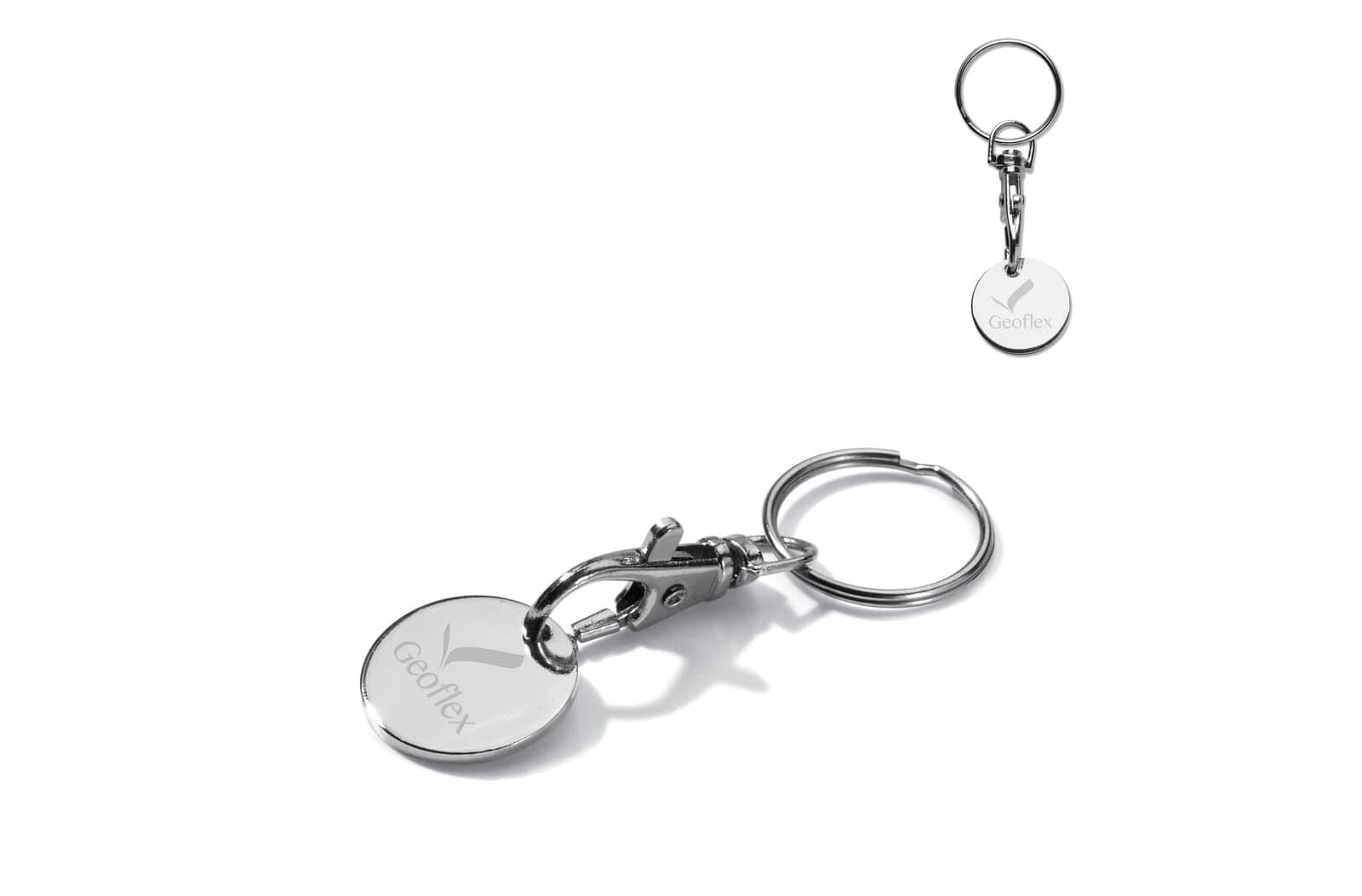 Sleutelhanger winkelwagenmuntje 1