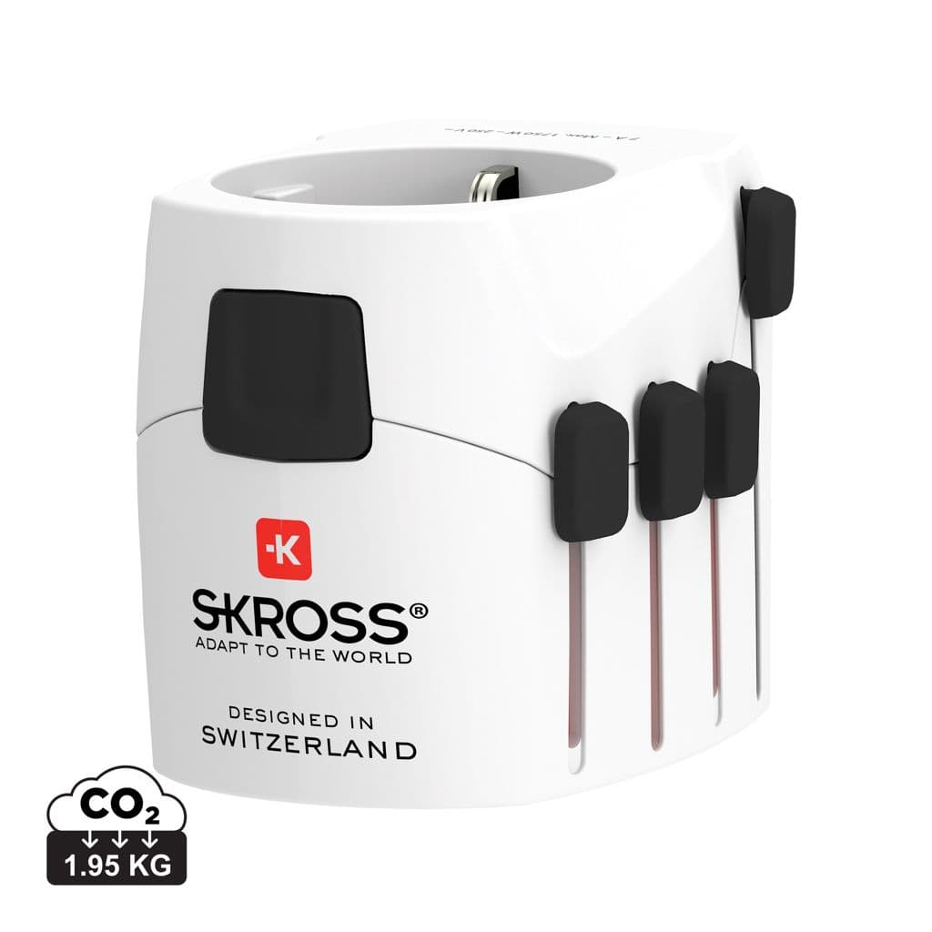 SKROSS Pro 3-polige wereldreisadapter 1